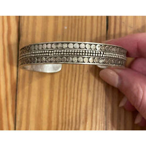 Anna Beck Classic Wide Stacking Cuff - Silver